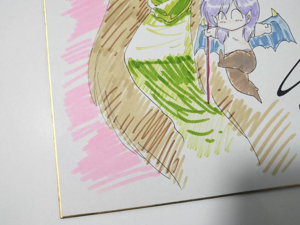 飛龍乱 直筆イラスト サイン色紙 1点もの超貴重 ペンギンクラブ 飛龍乱 直筆イラスト サイン色紙 1点もの超貴重 ペンギンクラブ