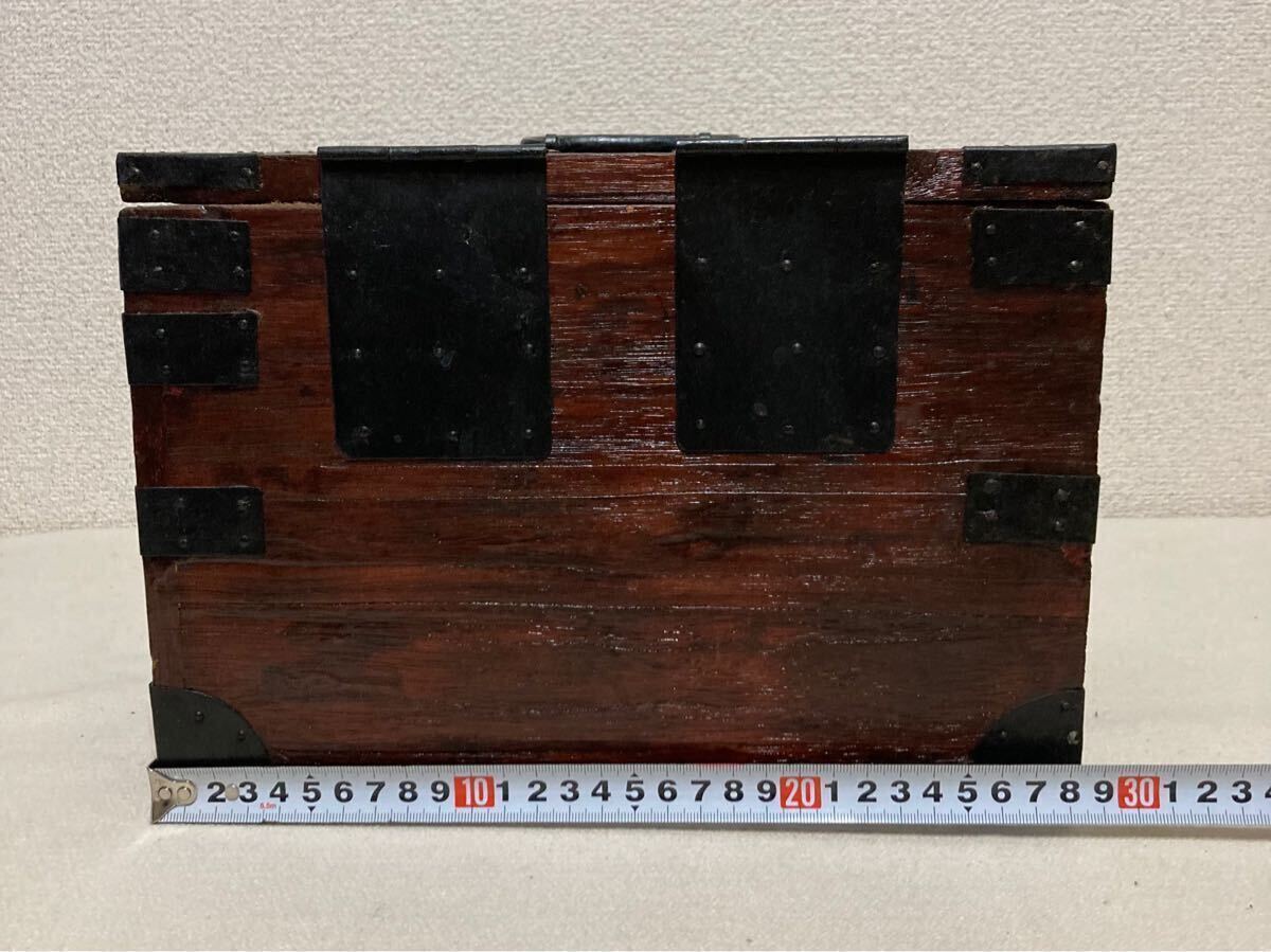 時代物 銭箱 2段 小物入れ 裁縫箱 小箪笥 船箪笥 和箪笥 硯箱 時代物 銭箱 2段 小物入れ 裁縫箱 小箪笥 船箪笥 和箪笥 硯箱