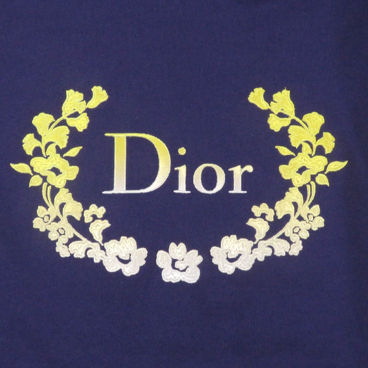 未使用品□DIOR ディオール オム 22AW 313J691A0531 ロゴエンブロイダリー プルオーバー パーカー パープル M イタリア制 正規(guī)品 メンズ
