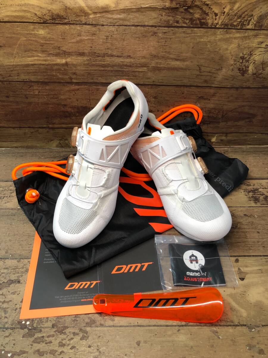 IL555 DMT KR0 EVO ビンディングシューズ SPD-SL 白 EUR39.5 ※付属品あり