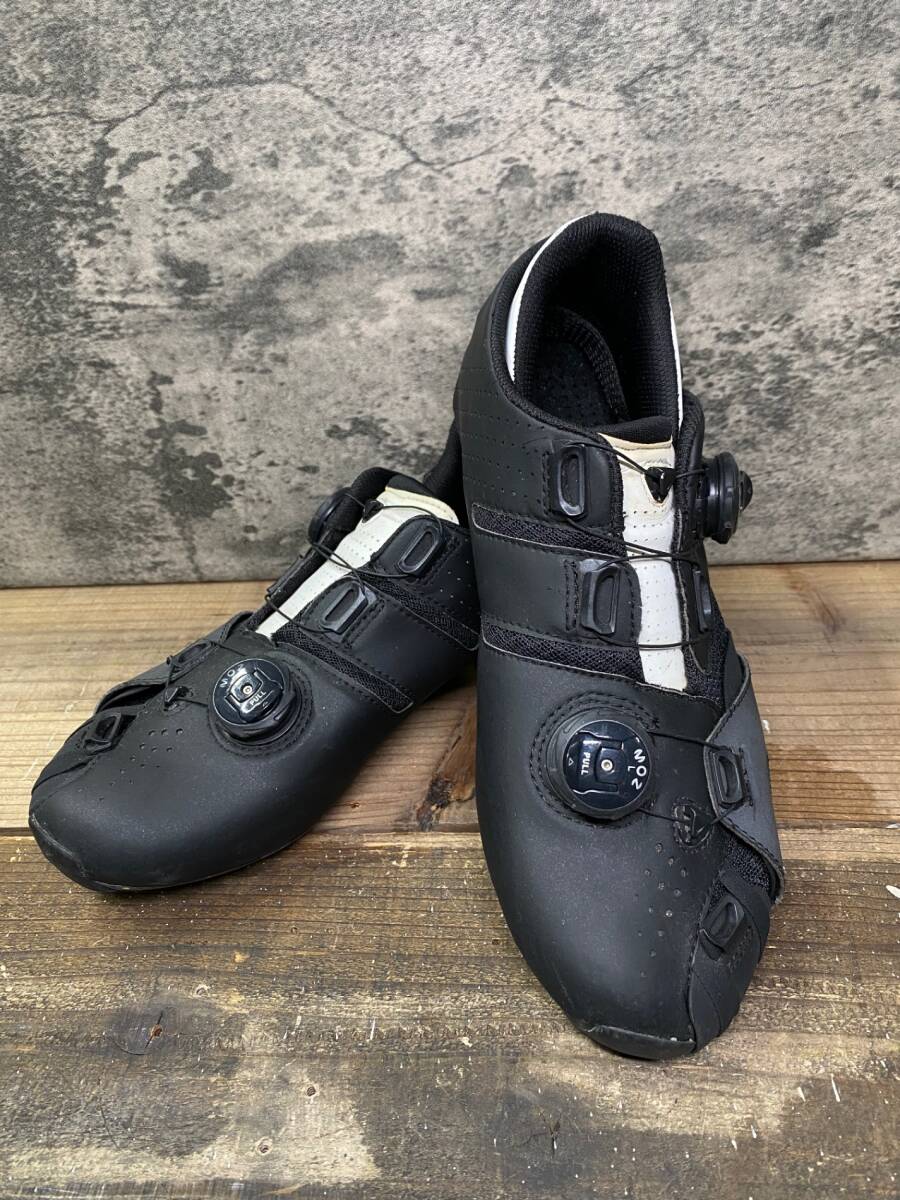 IP326 リンタマン Lintaman アジャストプラス ADJUST PRO PLUS ビンディングシューズ カーボンソール SPD-SL EU40 黒白