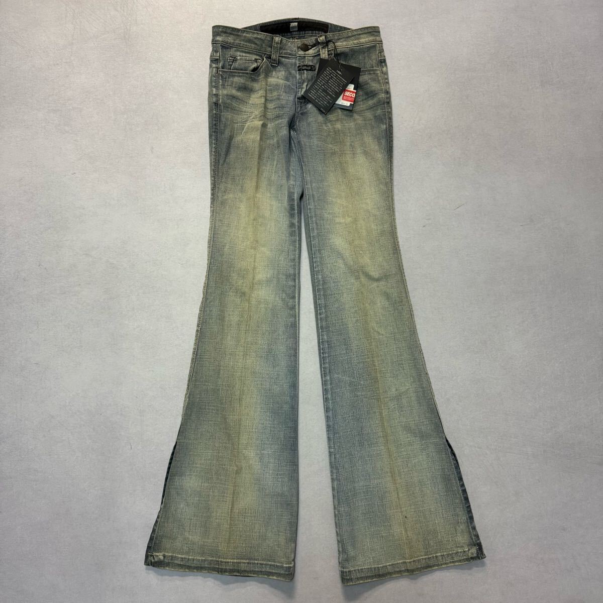 LL☆ 未使用/デッドストック!!'希少モデル' MARITHE + FRANCOIS GIRBAUD マリテフランソワジルボー デニム フレアパンツ JEANS ボトムス SS