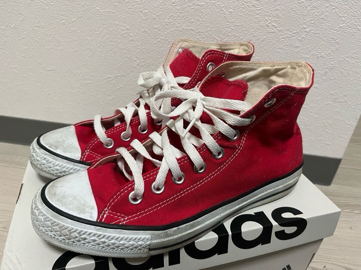 コンバース スニーカー　赤　レッド　ALL STAR