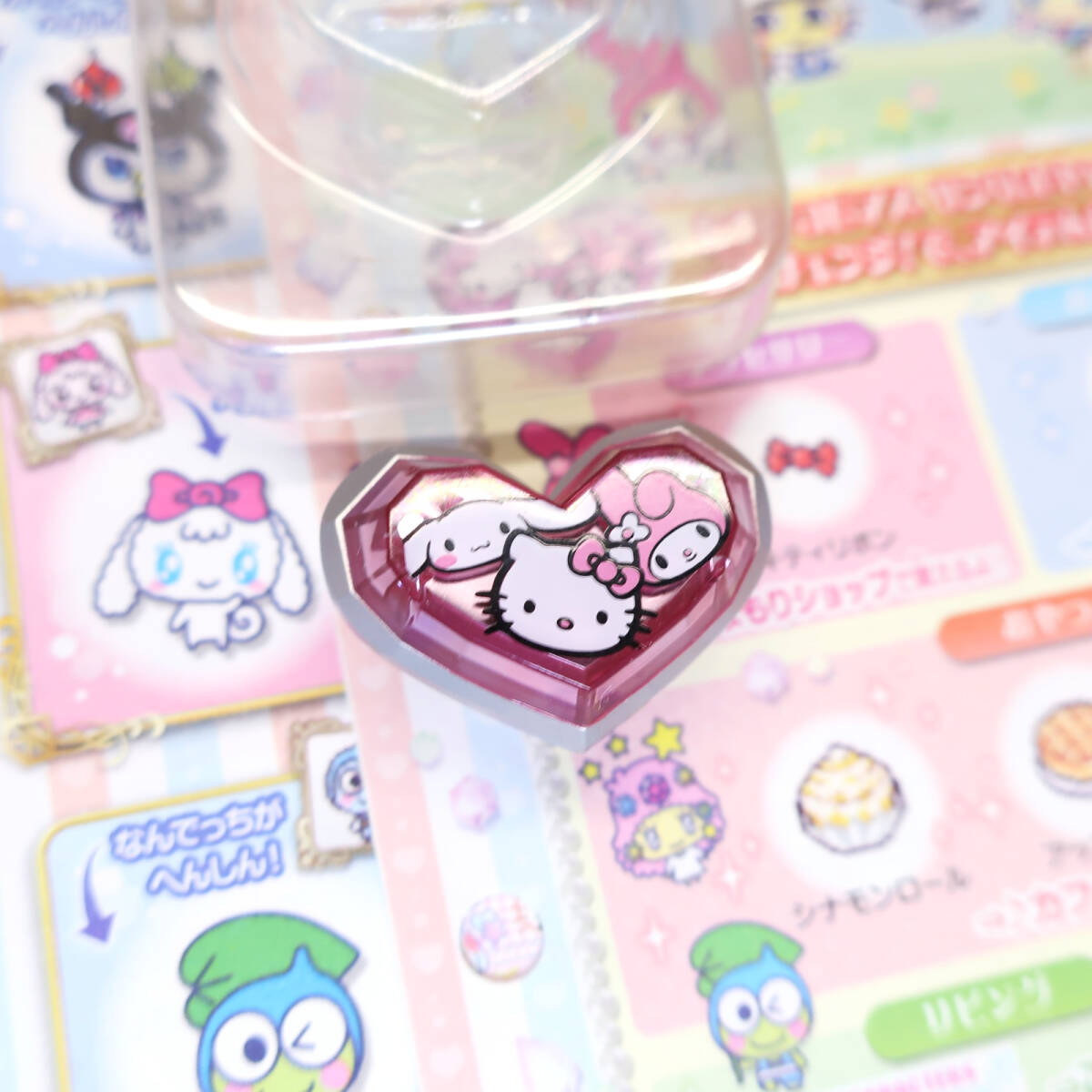 欠け 日焼けあり たまごっちピース たまデコピアス サンリオ 欠け 日焼けあり たまごっちピース たまデコピアス サンリオ