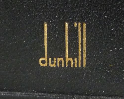 dunhill　ダンヒル　長財布　札入れ　ロングウォレット　メンズ　ブラック　黒　レザー　ヴィンテージ　訳あり