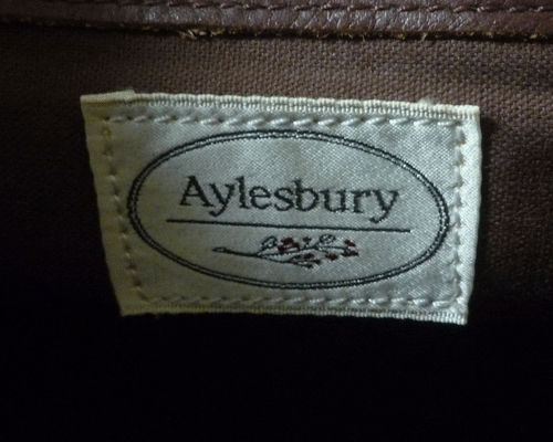 アリスバーリー　Aylesbury　レザー　ダークブラウン　がま口　リュックサック　レディース_画像4