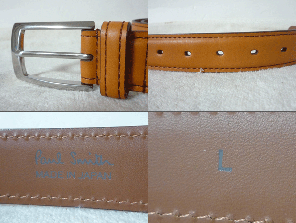 ☆美品☆　ポールスミス　Paul Smith　レザー　ブラウン系　ブラウン　ベルト