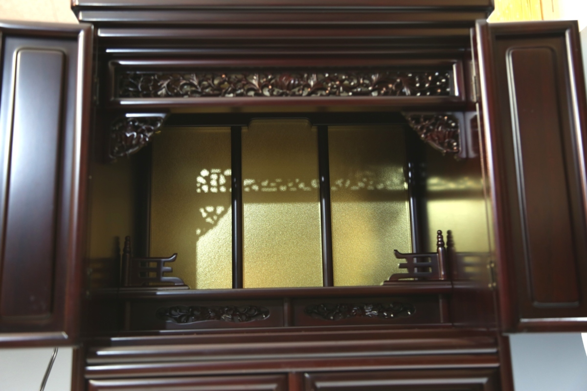 アウトレット寺院仏具】本紫檀八角厨子・H37cm 仏壇・仏具 アウトレット寺院仏具】本紫檀八角厨子・H37cm 仏壇・仏具