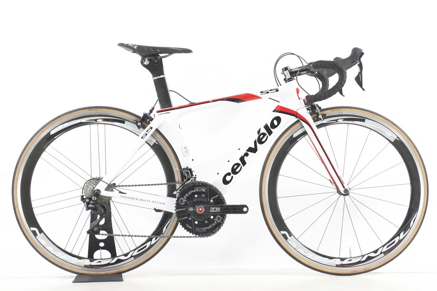◆◆サーヴェロ CERVELO S5 2012モデル カーボン ロードバイク 48サイズ SHIMANO ULTEGRA 105 MIX 2x11速 楕円リング