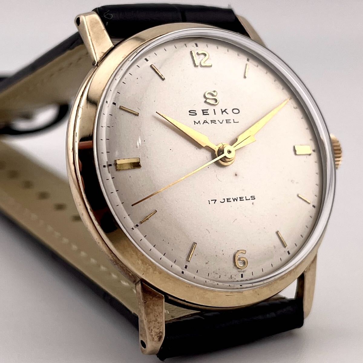 おまけ付】 SEIKO 正確な稼働のセイコーの14K丸形アンティーク おまけ付】 SEIKO 正確な稼働のセイコーの14K丸形アンティーク