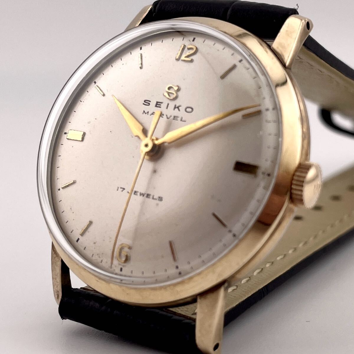 稼働】1950年代 SEIKO/セイコー MARVEL/マーベル 17石 J13010 稼働】1950年代 SEIKO/セイコー MARVEL/マーベル 17石 J13010