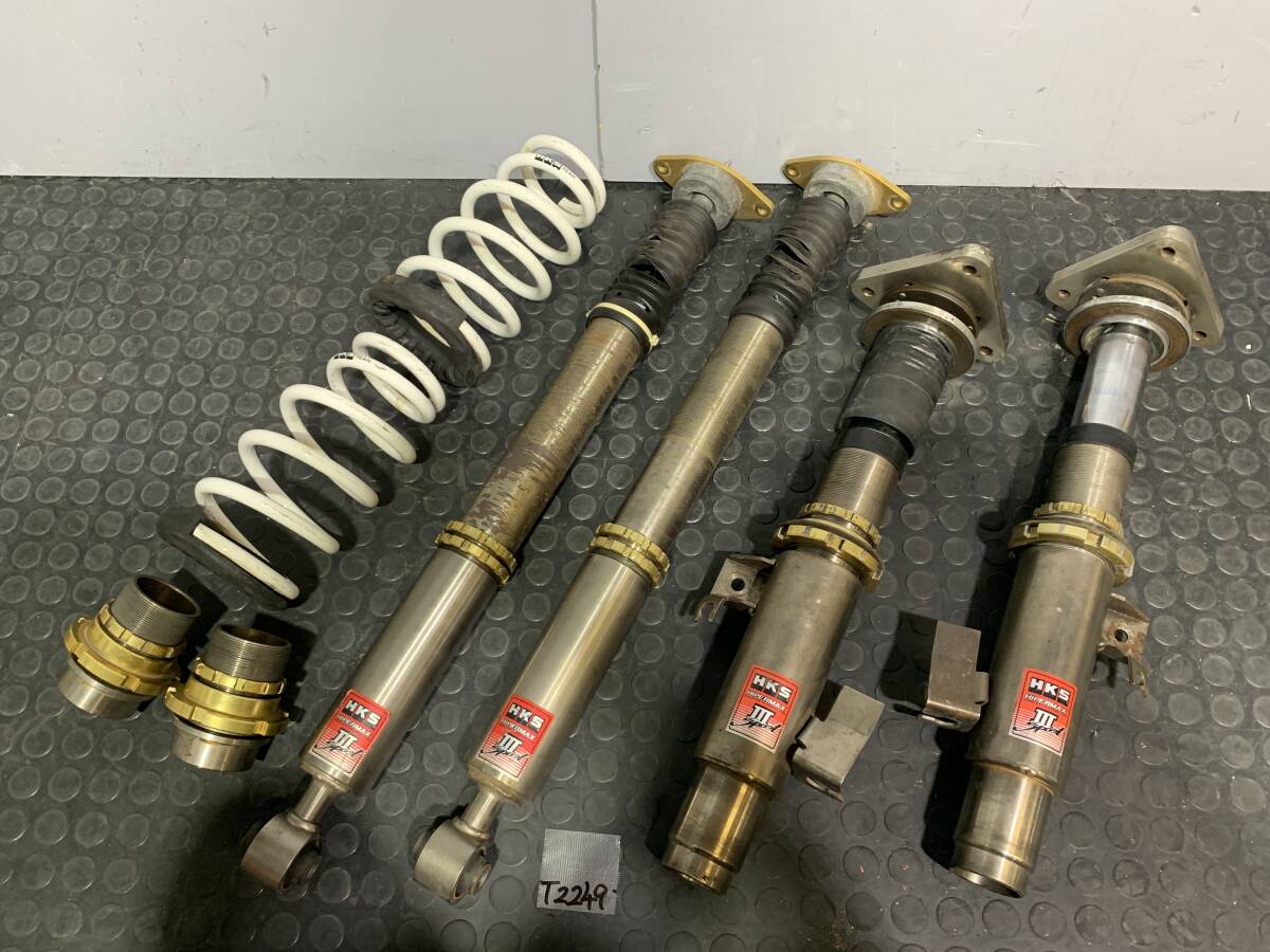 BK3P アクセラ フルタップ式 全長(zhǎng)調(diào)整式 車高調(diào) バネ サス ショック 一臺(tái)分 HIPERMAX3 Sport HKS