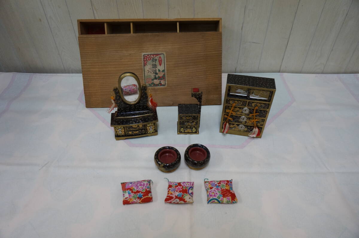 中古品☆ひな祭り☆ひな道具☆鏡臺(tái)☆たんす☆他色々☆５０２Ｓ４－Ｊ１６２２１