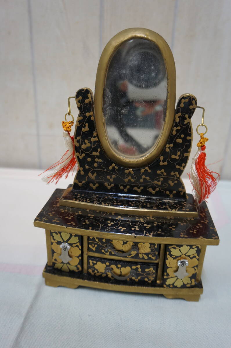 中古品☆ひな祭り☆ひな道具☆鏡臺(tái)☆たんす☆他色々☆５０２Ｓ４－Ｊ１６２２１