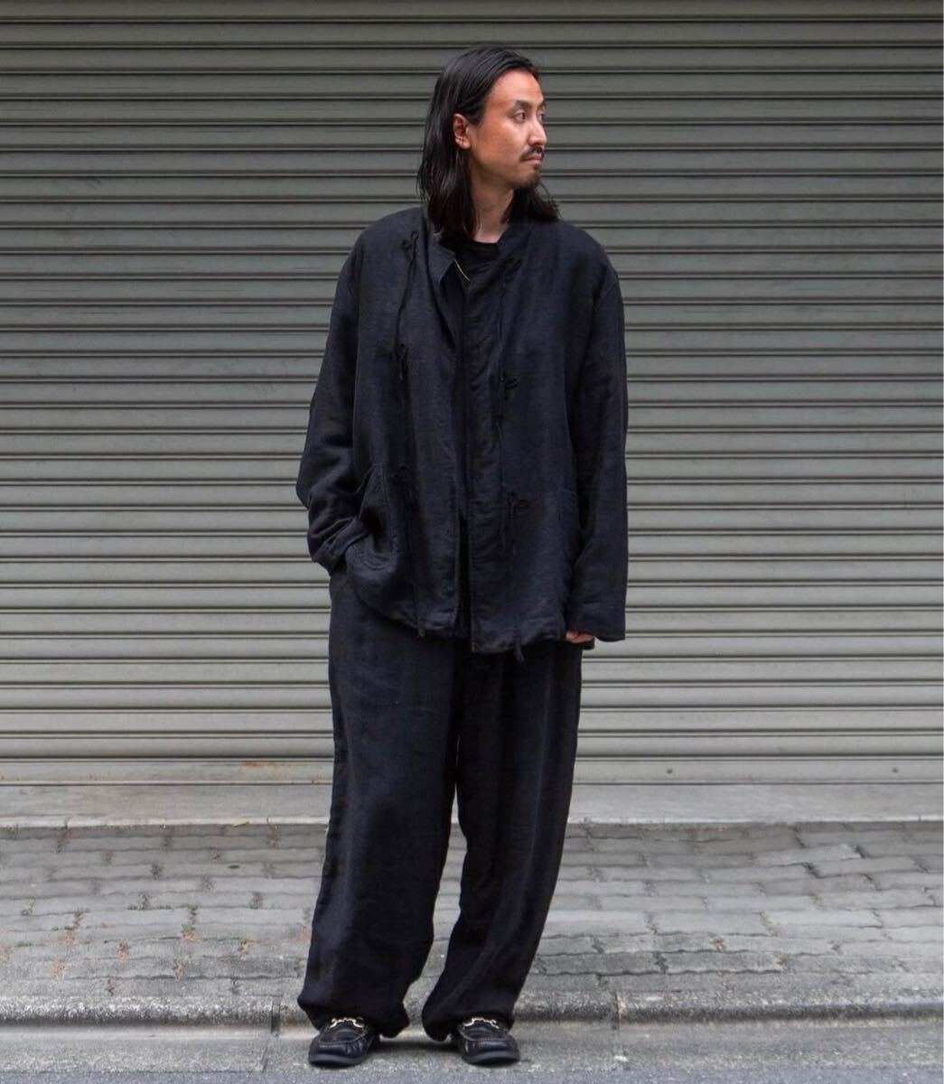 comoli 24awリネン起毛スタンドカラージャケット+パンツ comoli 24awリネン起毛スタンドカラージャケット+パンツ