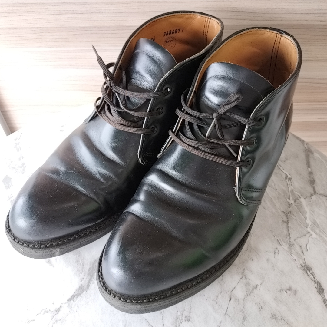 8060☆現状品◇RED WING / チャッカブーツ(8 1/2)黒◇26.5cm 8060☆現状品◇RED WING / チャッカブーツ(8 1/2)黒◇26.5cm