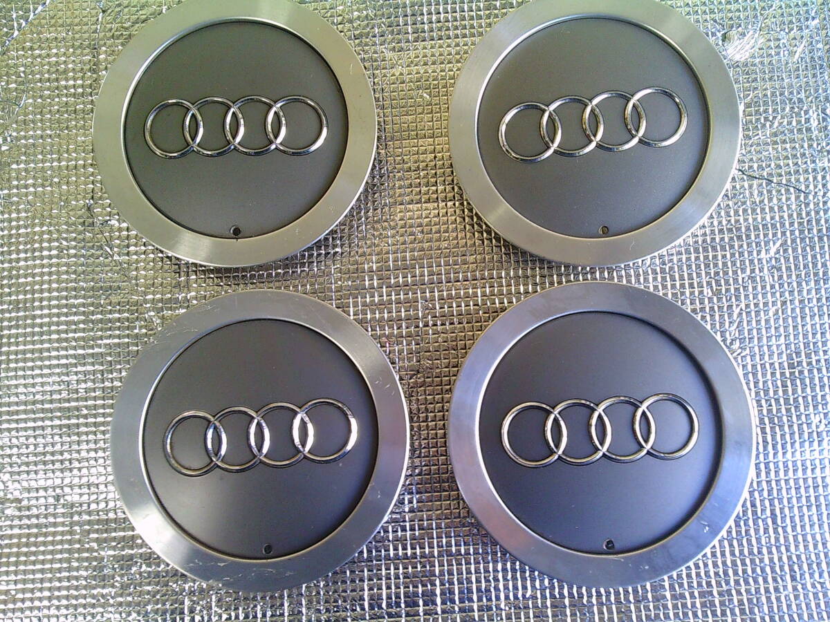 アウディ 純正アルミホイール キヤップ 4点 ガレージ整理品 _画像1