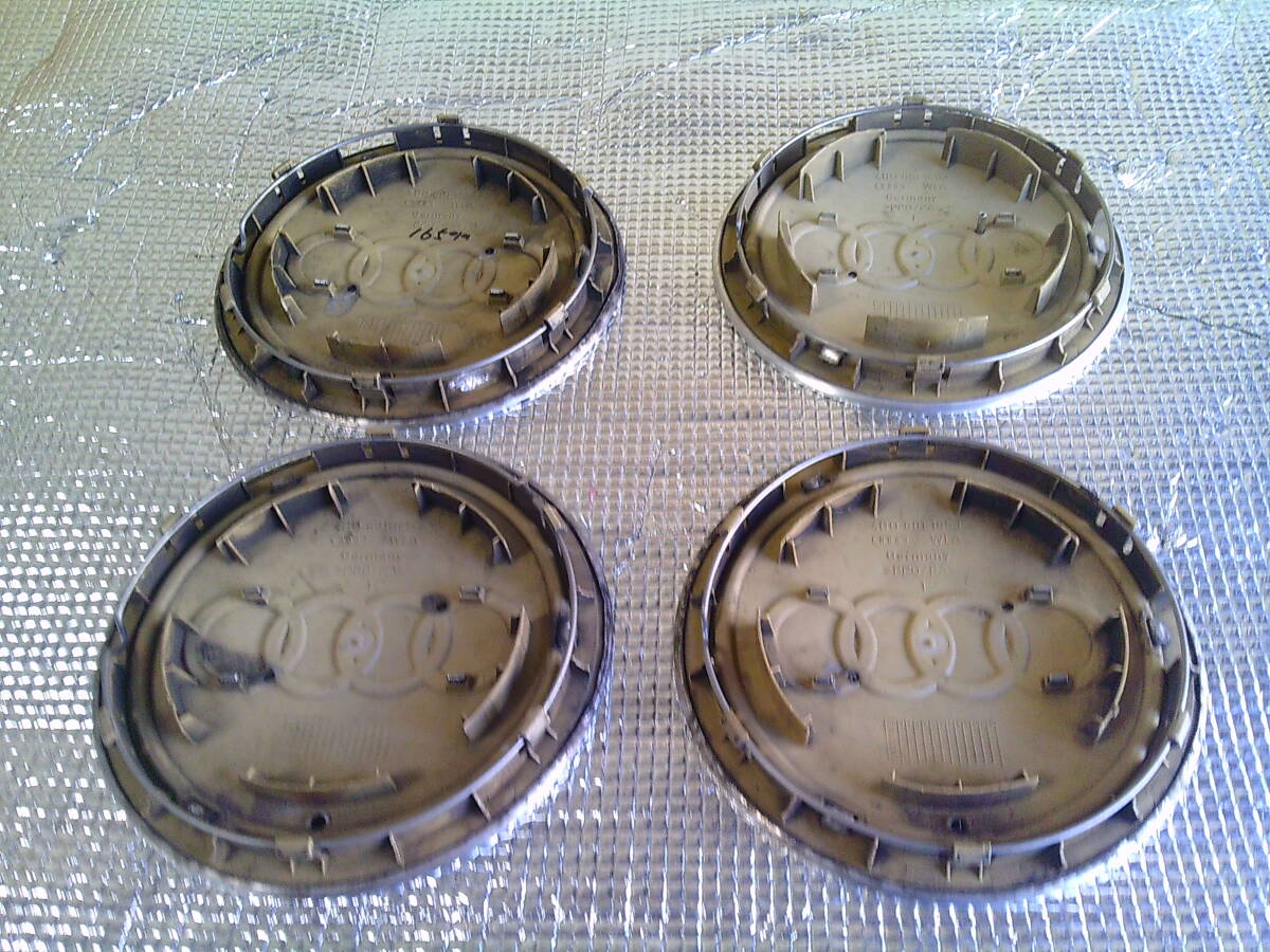 アウディ 純正アルミホイール キヤップ 4点 ガレージ整理品 _画像4