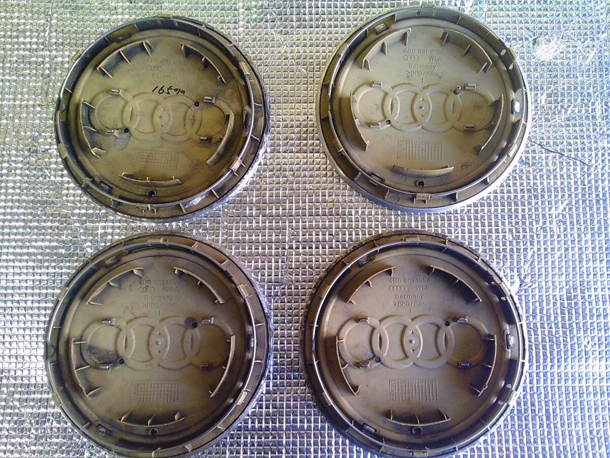 アウディ 純正アルミホイール キヤップ 4点 ガレージ整理品 _画像6