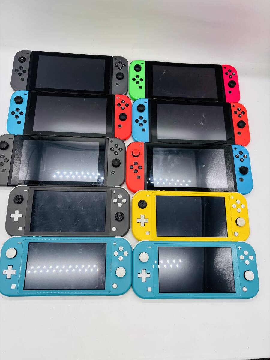 ジャンク品】ニンテンドー スイッチ switch スイッチライト 10台 ジャンク品】ニンテンドー スイッチ switch スイッチライト 10台