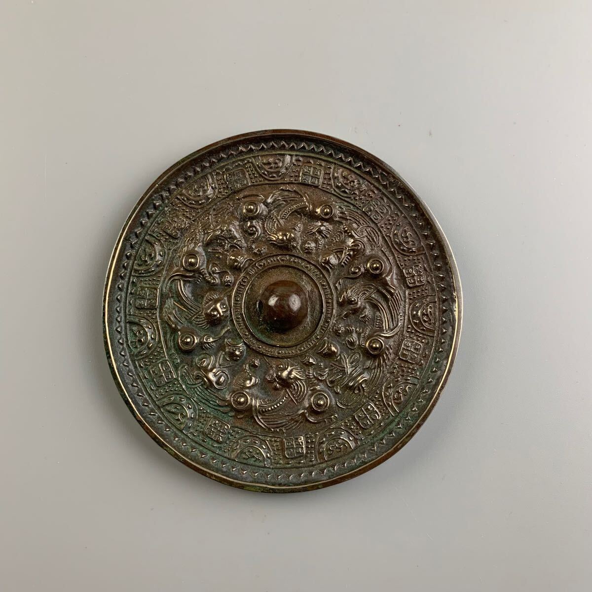 Amazon.co.jp: 中国古玩古銅塗金歓喜仏清時代仏像Z1221 303