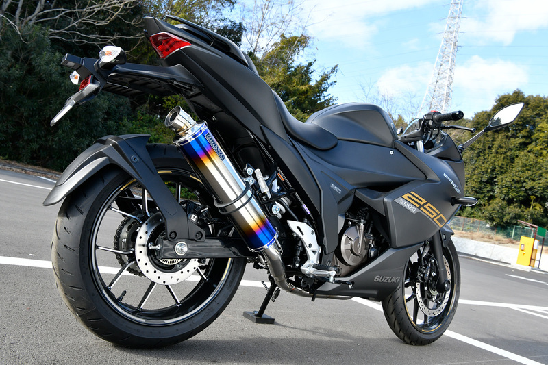 新品 ビームス ジクサー SF250 (2BK-ED22B)用 R-EVO ヒートチタンサイレンサー 政府認証 G344-53-S1J BEAMS マフラー GIXXER SF250送料無料 新品 ビームス ジクサー SF250 (2BK-ED22B)用 CORSA-EVOⅡ ヒート