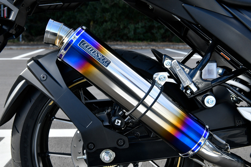 新品 ビームス ジクサー SF250 (2BK-ED22B)用 R-EVO ヒートチタンサイレンサー 政府認証 G344-53-S1J BEAMS マフラー GIXXER SF250送料無料 新品 ビームス ジクサー SF250 (2BK-ED22B)用 CORSA-EVOⅡ ヒート