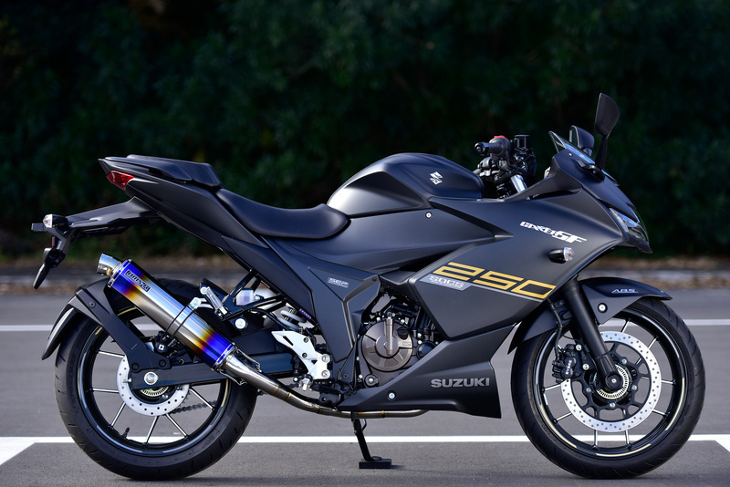 新品 ビームス ジクサー SF250 (2BK-ED22B)用 R-EVO ヒートチタンサイレンサー 政府認証 G344-53-S1J BEAMS マフラー GIXXER SF250送料無料 新品 ビームス ジクサー SF250 (2BK-ED22B)用 CORSA-EVOⅡ ヒート