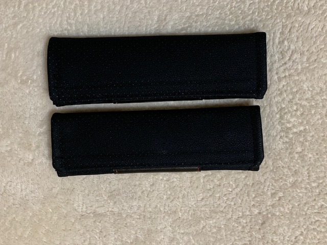  Volvo VOLVO чёрная кожа ремень безопасности накладка 