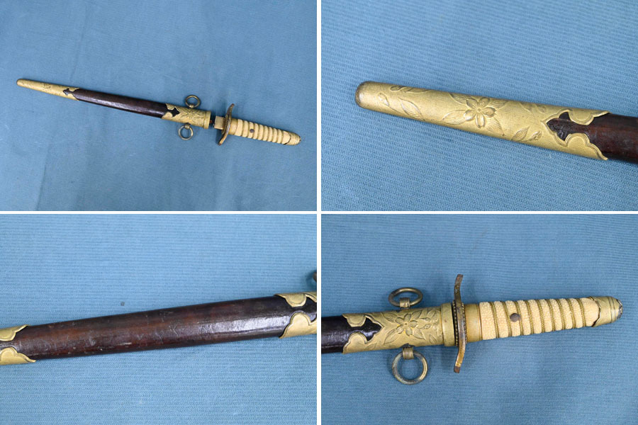 IY34 軍刀 短刀 サーベル 旧日本軍指揮刀 海軍陸軍 刀装具 日本