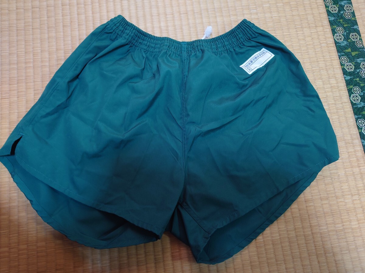 桐蔭学園短パン 浦和実業学園高校 短パン 緑 体操服 短パン 体操着 学販品 - 体操服