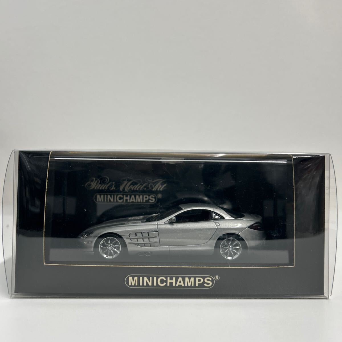 MINICHAMPS 1/43 Mercedes Benz SLR McLaren 2003 Silver ミニチャンプス メルセデスベンツ マクラーレン シルバー ミニカー モデルカー