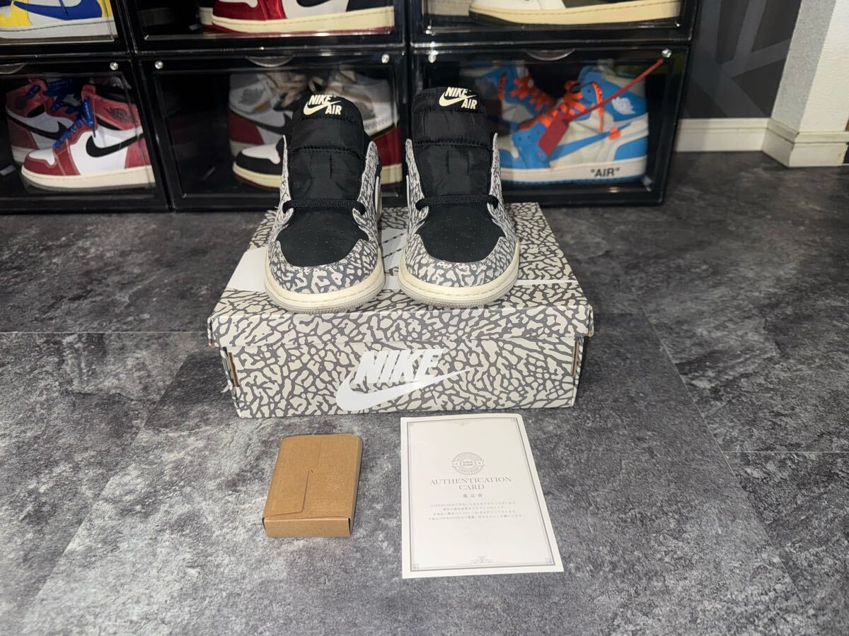Nike Women's Air Jordan 1 Retro Low OG Black Cement23.5cm