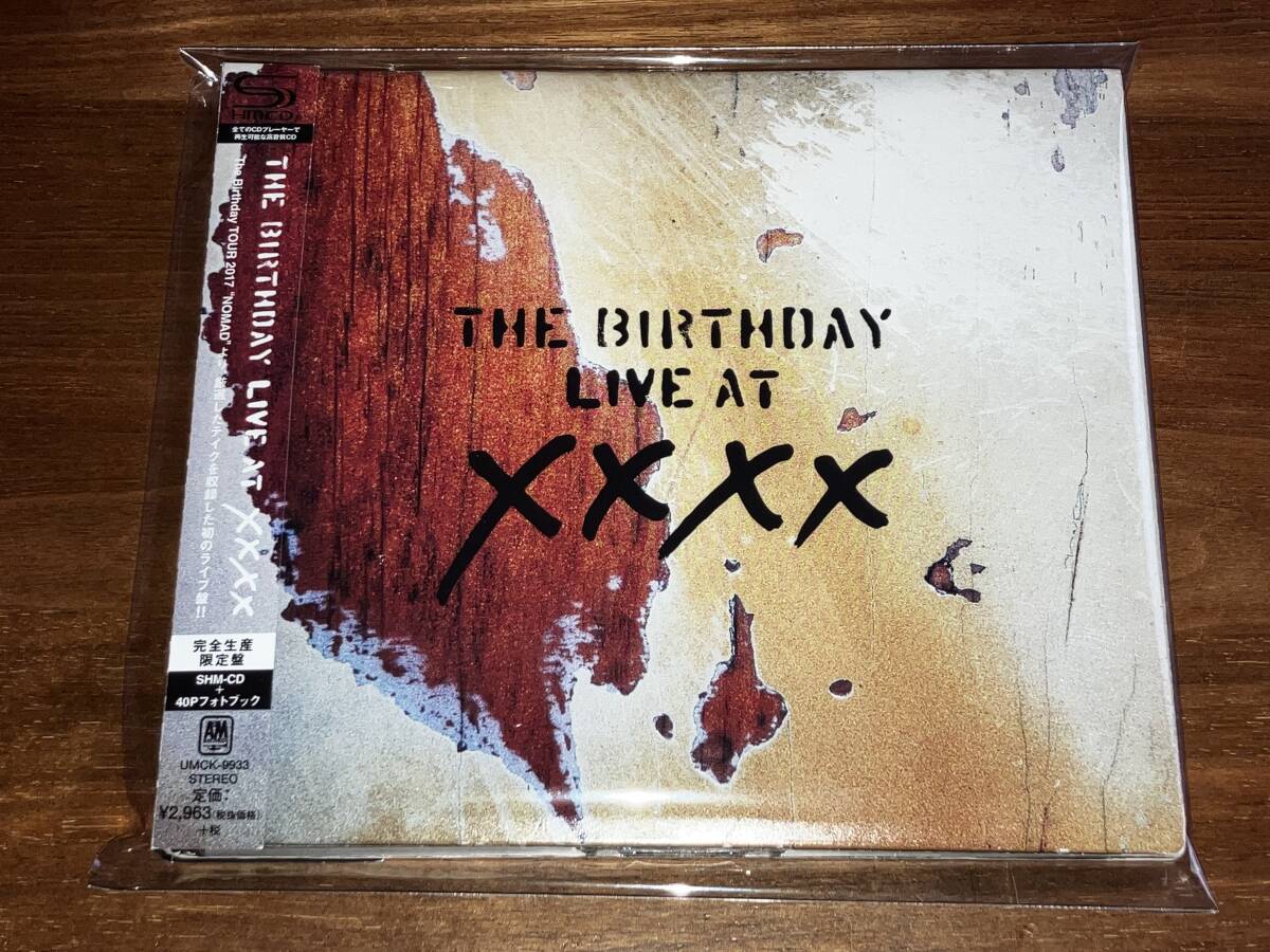 邦楽 The Birthday LIVE AT XXXX CD 送料込み The Birthday / LIVE AT XXXX(完全生産限定盤)(SHM-CD