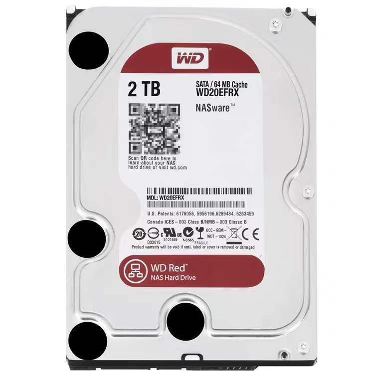 HDD Western Digital WD20EFRX 2TB 3.5インチ 5400rpm HDD 6Gb/s SATA3 SATA 中古