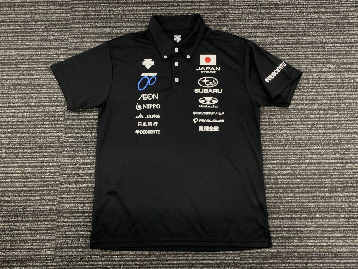 【選手支給】2019-20 自転車(chē)競(jìng)技 トラック種目 競(jìng)輪 ケイリン 日本代表ナショナルチーム DESCENTE デサント 公式 ユニフォーム ポロシャツ