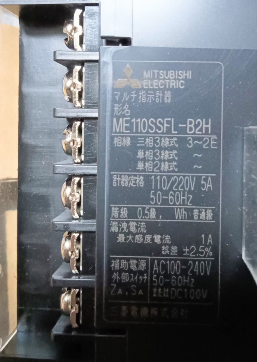 !_ Mitsubishi ME110SSFL-B2H мульти- указанный счетчик утечка амперметр . имеется не использовался 