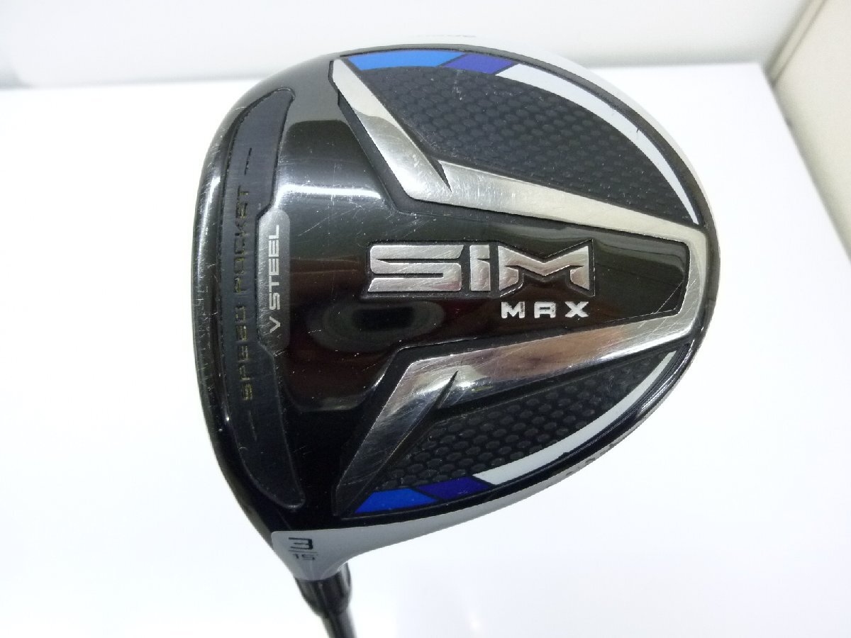 テーラーメイド SIM MAX フェアウェイウッド 3w 15° TENSEI BLUE TM50 R 左用