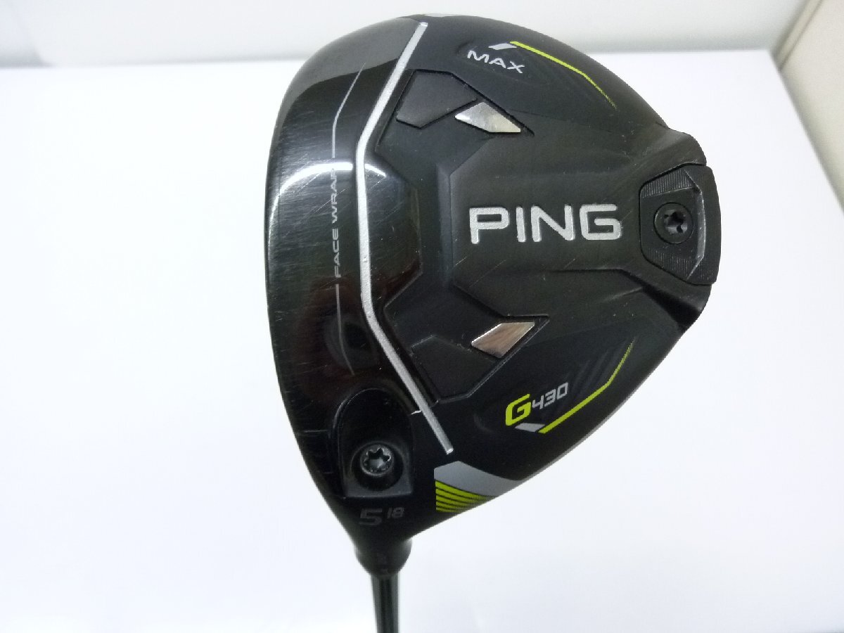 ピン G430 MAX フェアウェイウッド 5w 18° ALTA J CB BLACK SR 左用 ピン G430 MAX フェアウェイウッド 5w 18° ALTA J CB BLACK SR 左用