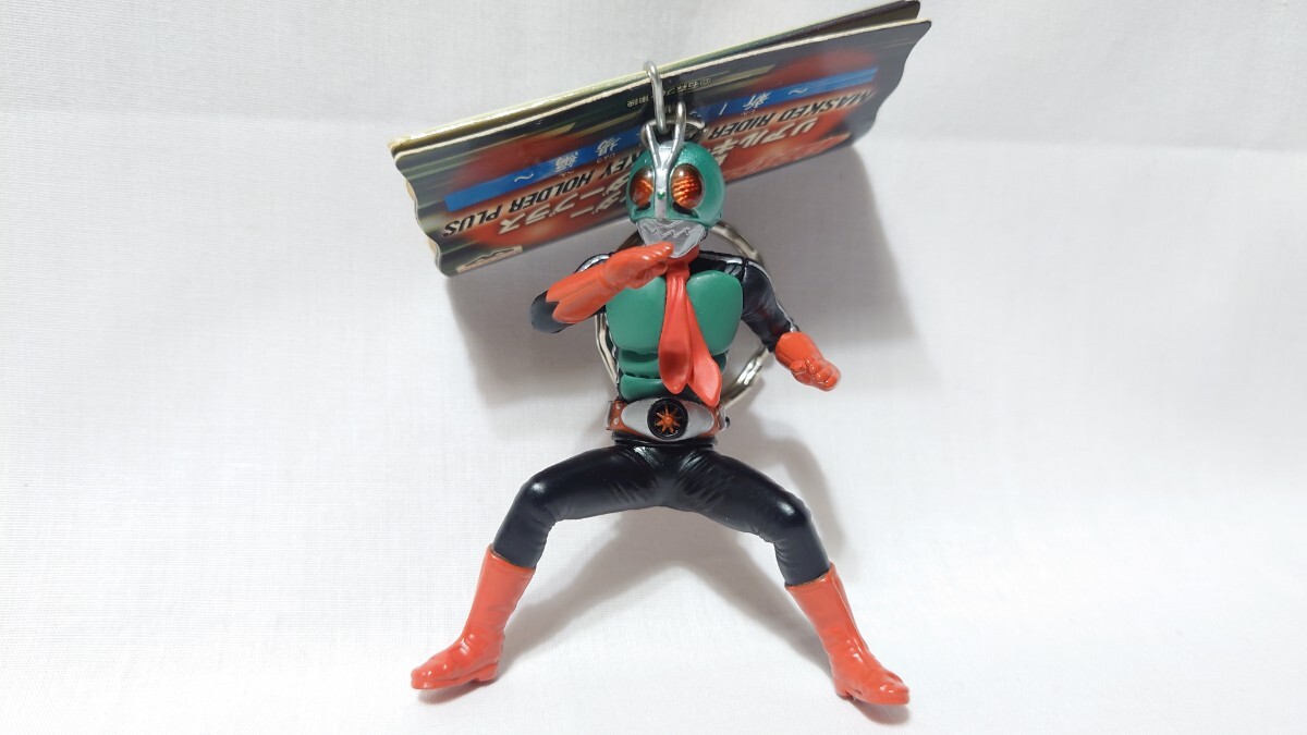 バンプレスト★仮面ライダー リアルキーホルダープラス 新1號(hào)登場(chǎng)編【仮面ライダー新2號(hào)】保管品 タグ付き フィギュアキーホルダー