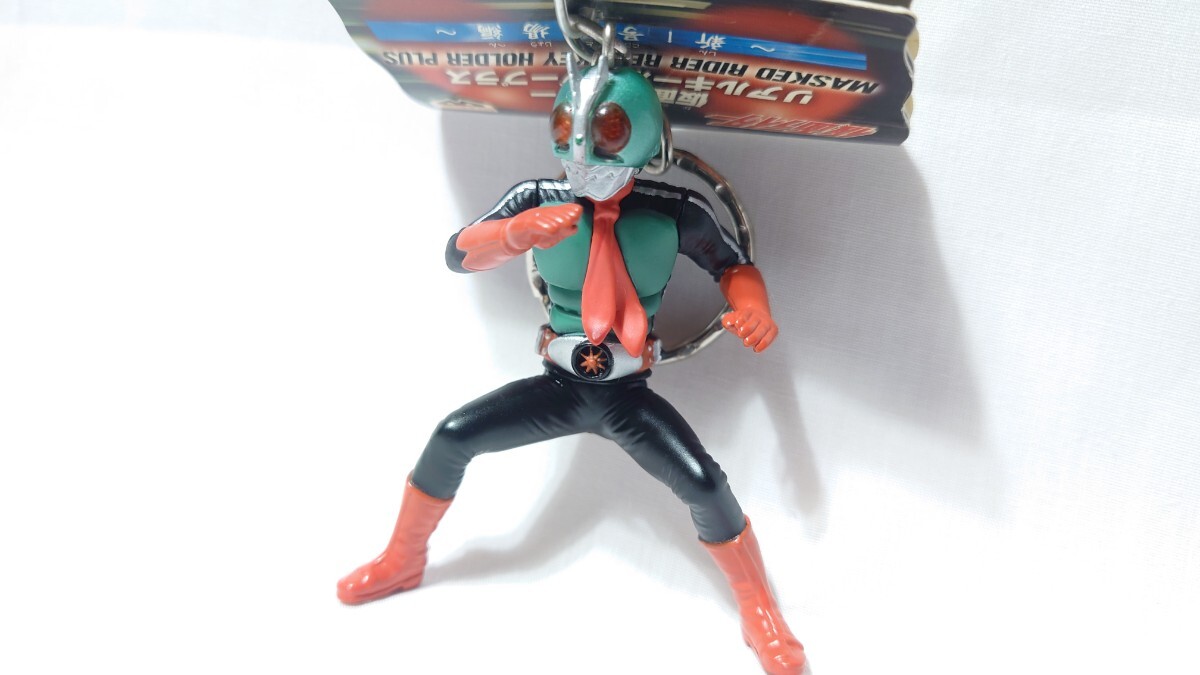 バンプレスト★仮面ライダー リアルキーホルダープラス 新1號(hào)登場(chǎng)編【仮面ライダー新2號(hào)】保管品 タグ付き フィギュアキーホルダー