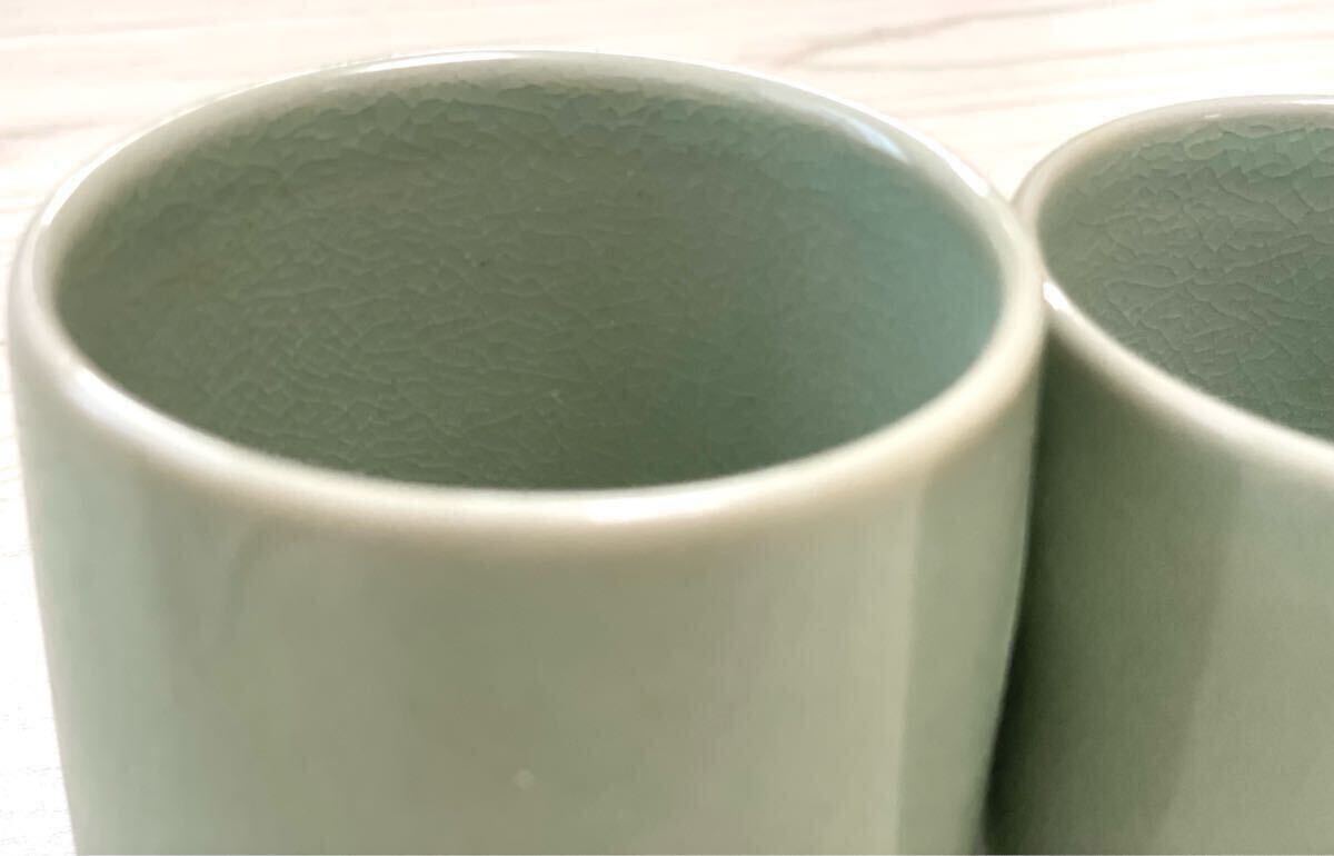 朝鮮美術 三韓窯 龍河 金明珍 煎茶セット 煎茶碗 茶器 韓国青磁