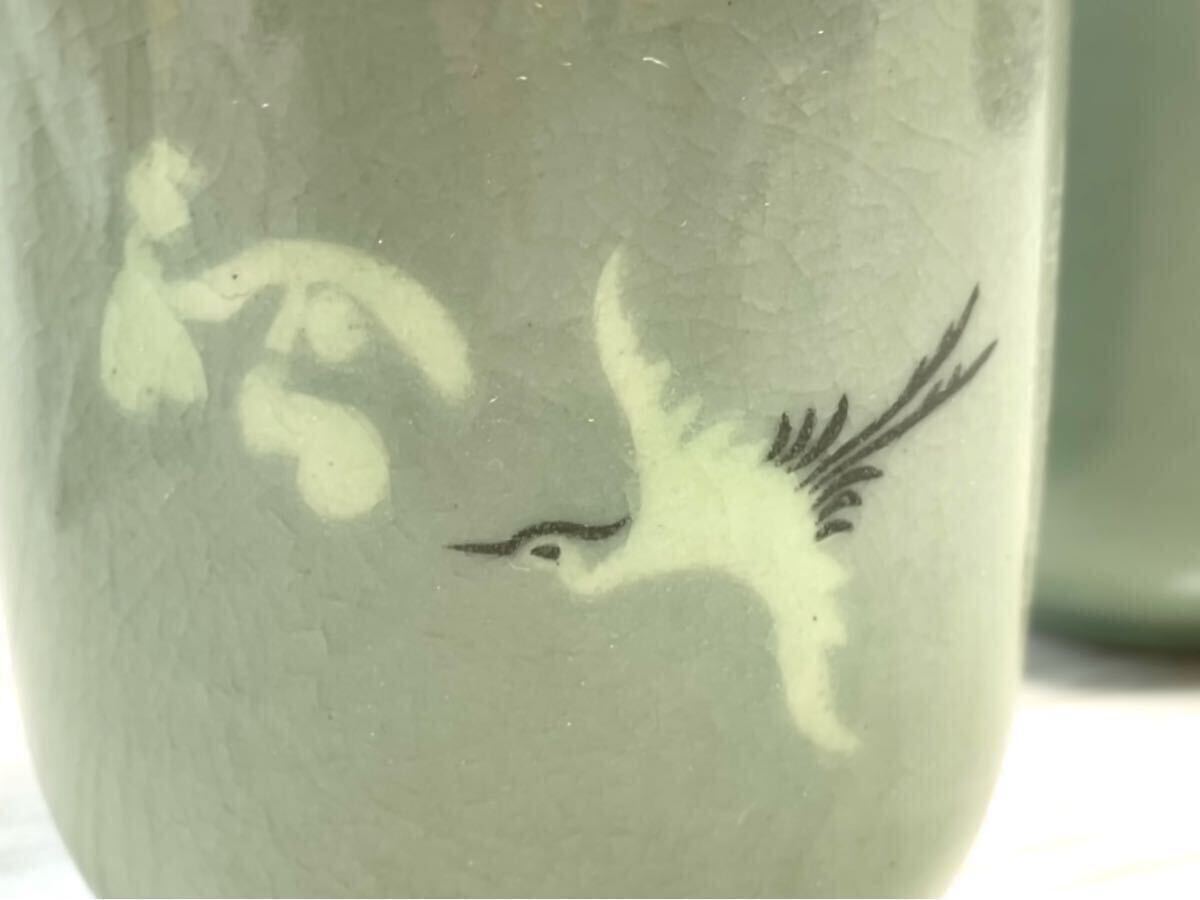 朝鮮美術 三韓窯 龍河 金明珍 煎茶セット 煎茶碗 茶器 韓国青磁 朝鮮美術 三韓窯 龍河 金明珍 煎茶セット 煎茶碗 茶器 韓国青磁