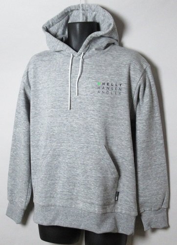 新品 ヘリーハンセン/HELLY HANSEN　裏起毛 アングラースウェットパーカー 定価15400円/Mサイズ/HH32355/グレー