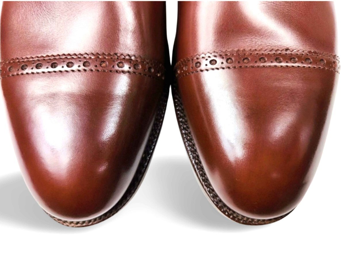 ★幻のレア?新品未使用★ シュナイダーブーツ　パドックブーツ　Bracken ダークブラウン　52ラスト　サイズ7.5　純正シューズBAG付屬