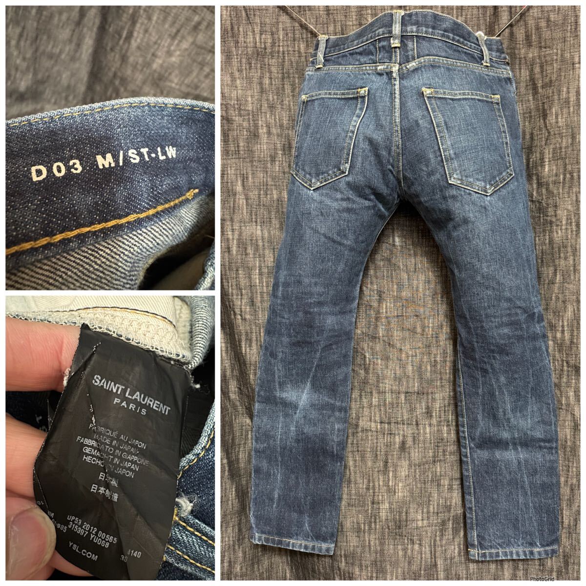 SAINT LAURENT PARIS 初期　2012 インディゴデニム　30