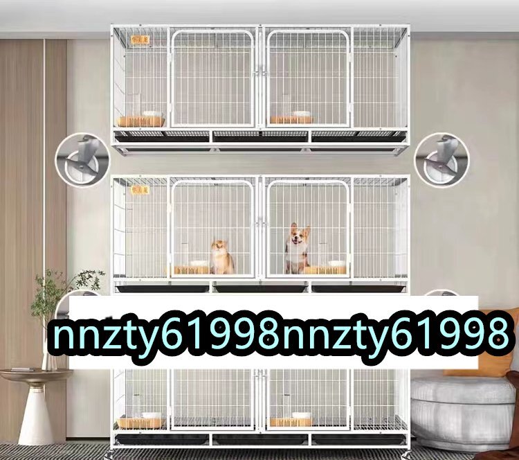 超人気★見逃せない！3層犬フェンスペット犬小屋貓小屋犬用品家柵