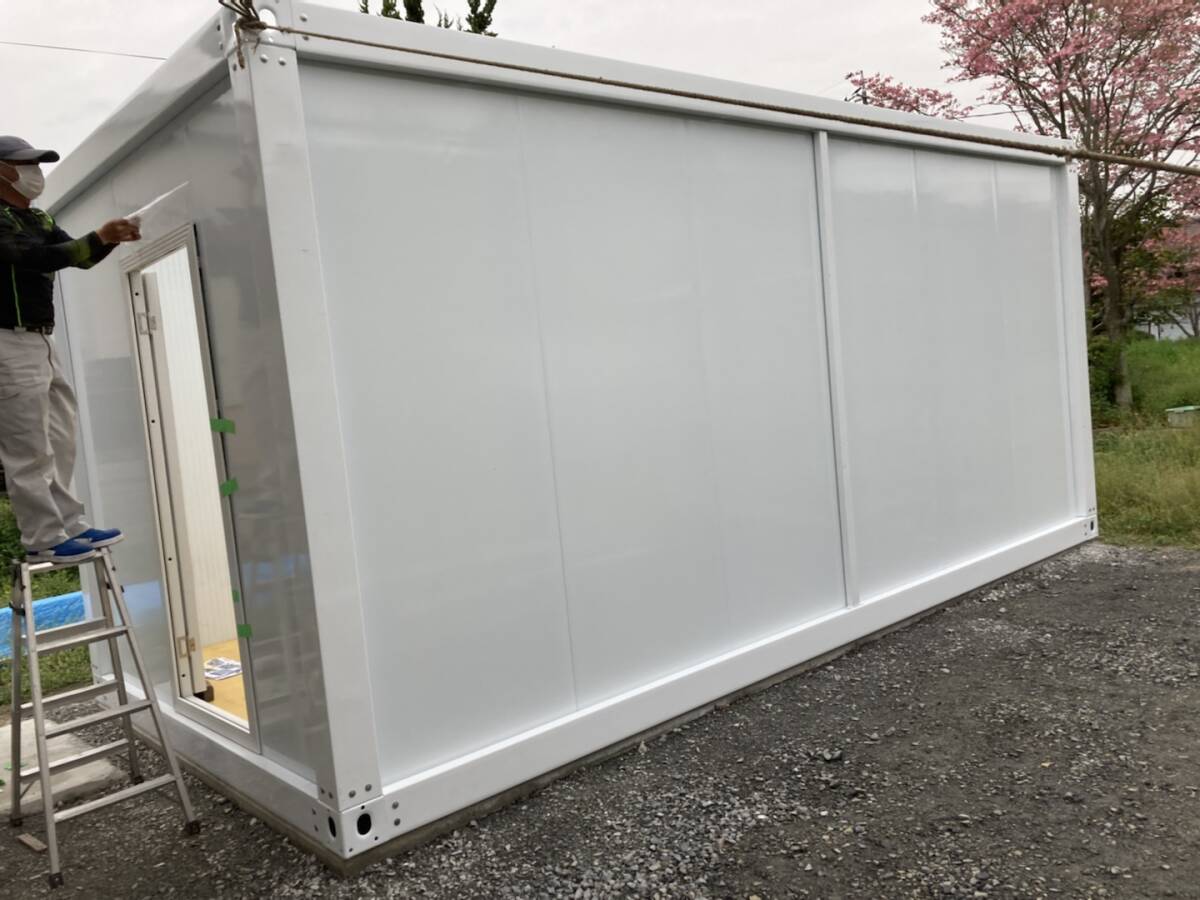 4.5坪 組立式ハウス ユニットハウス 白 パレハブ スーパー 4.5坪 組立式ハウス ユニットハウス 白 パレハブ スーパー