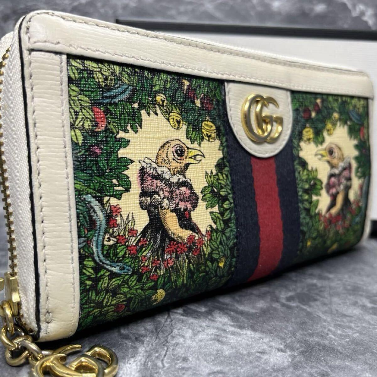 □希少/美品□ GUCCI グッチ 長財布 ラウンドファスナー GG □希少/美品□ GUCCI グッチ 長財布 ラウンドファスナー GG