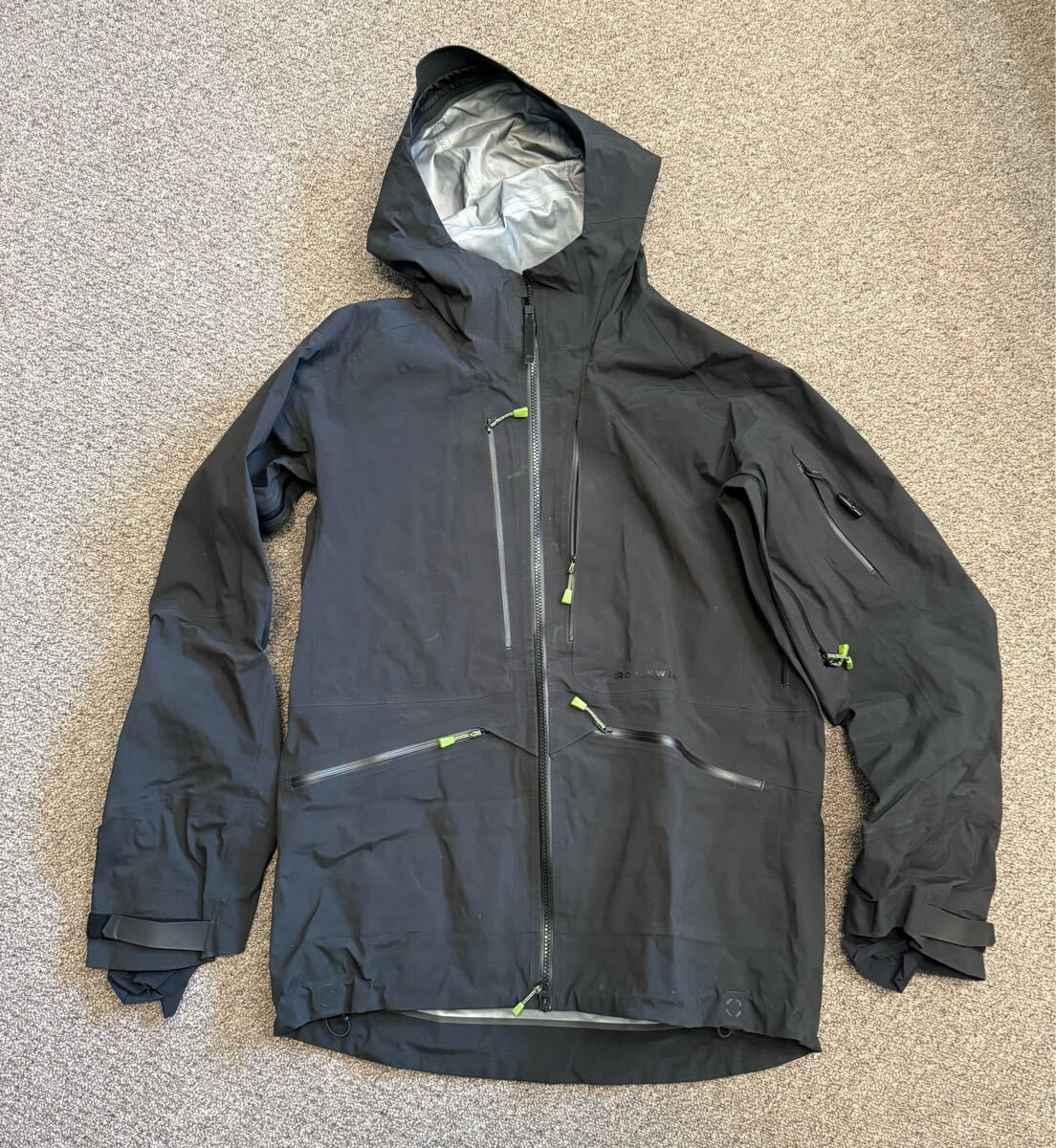 【希少　日本未発売】OPENWEAR シェルジャケット＆パンツ　サイズL(日本XL) 黒